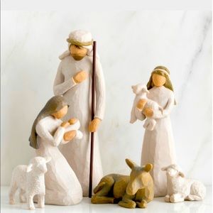 New Demdaco Willow Tree Nativity Set 6-Piece Sculpted Hand-painted
